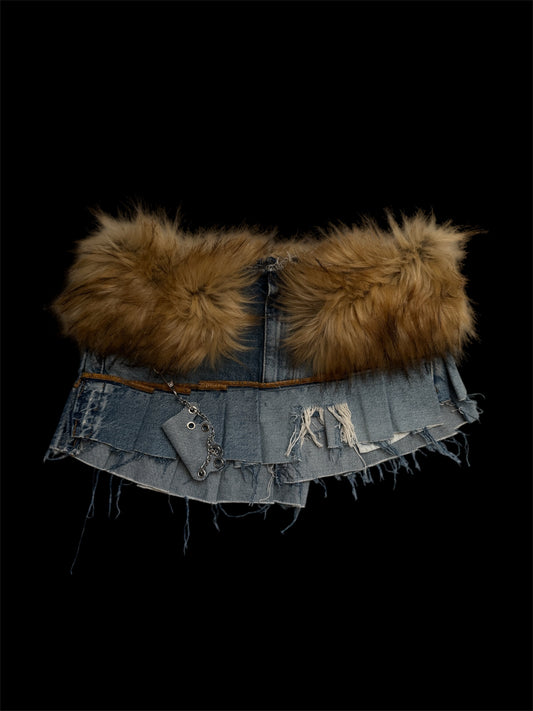 fur skirt