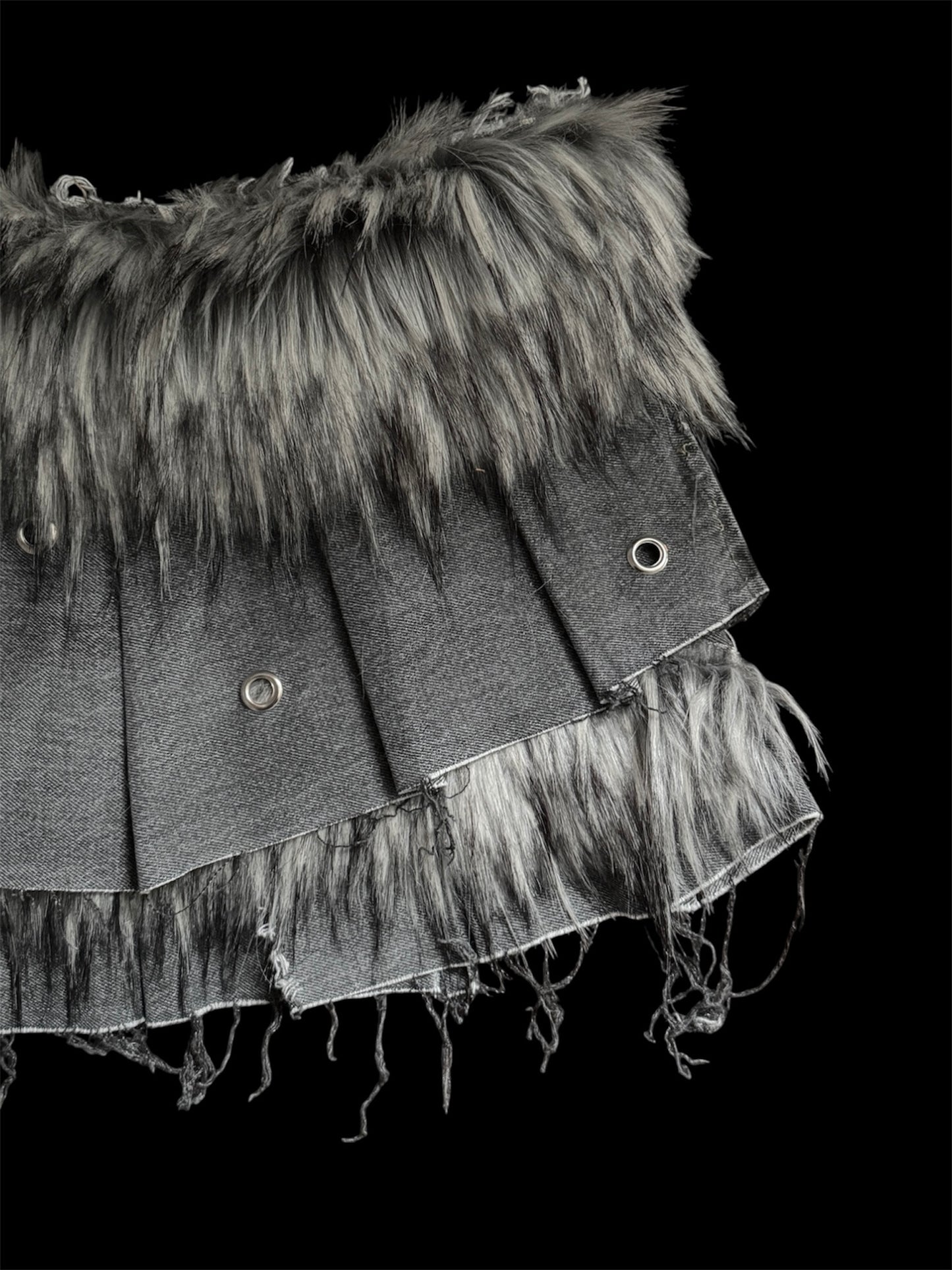 fur skirt