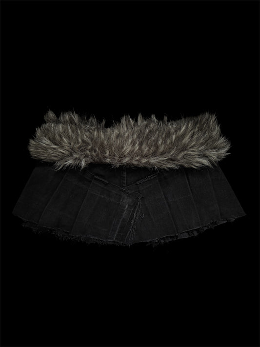fur skirt