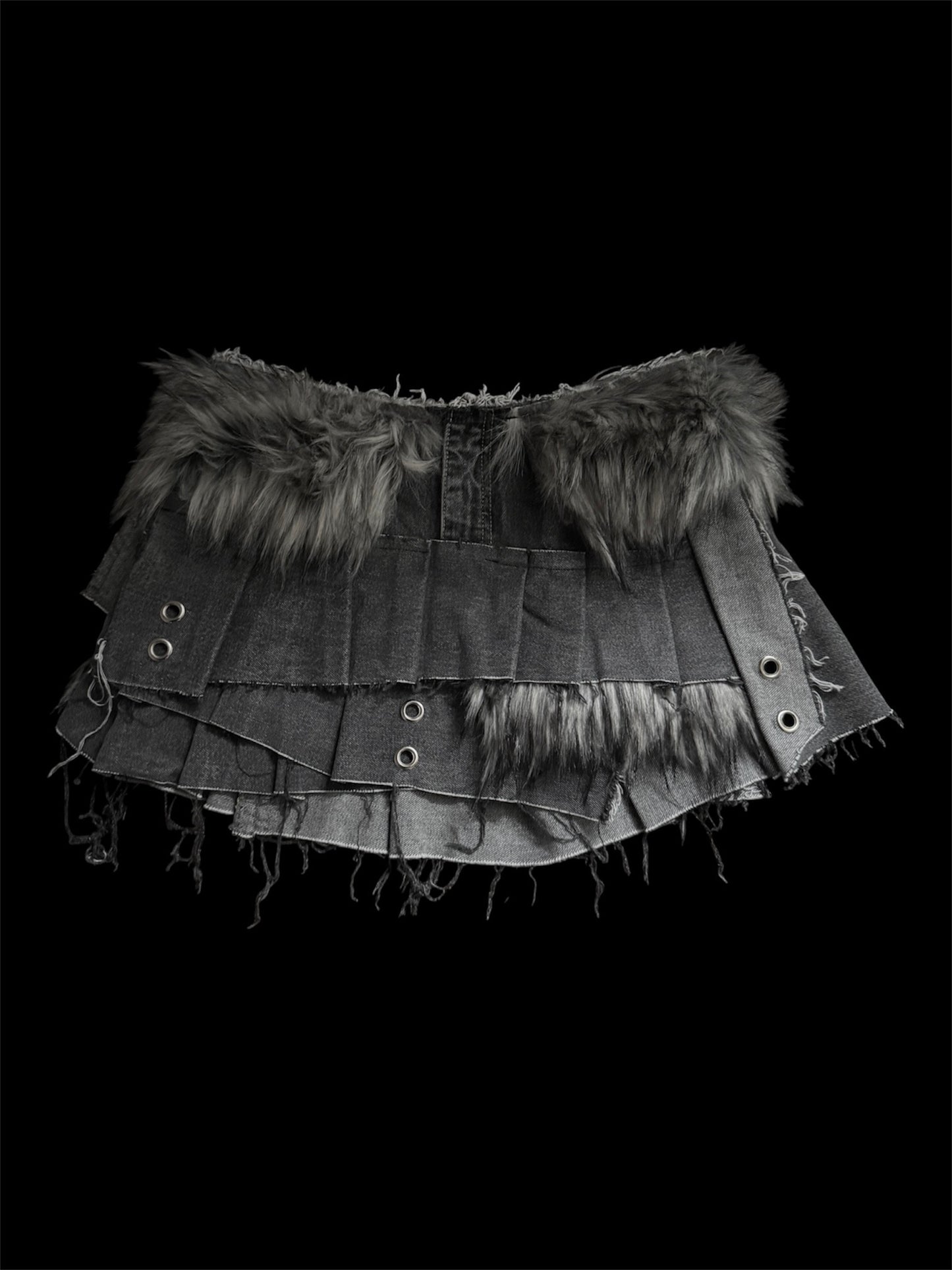 fur skirt