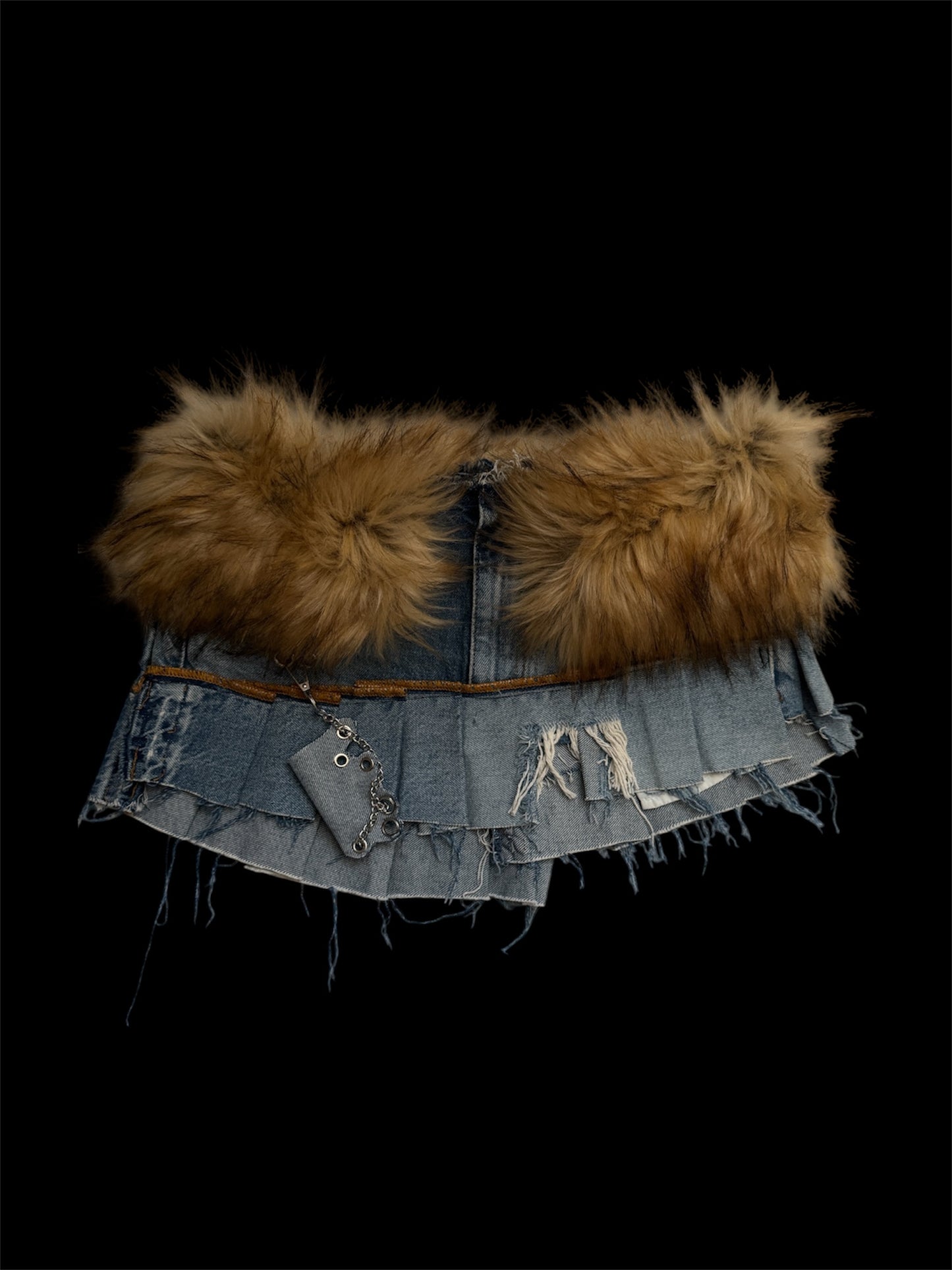 fur skirt