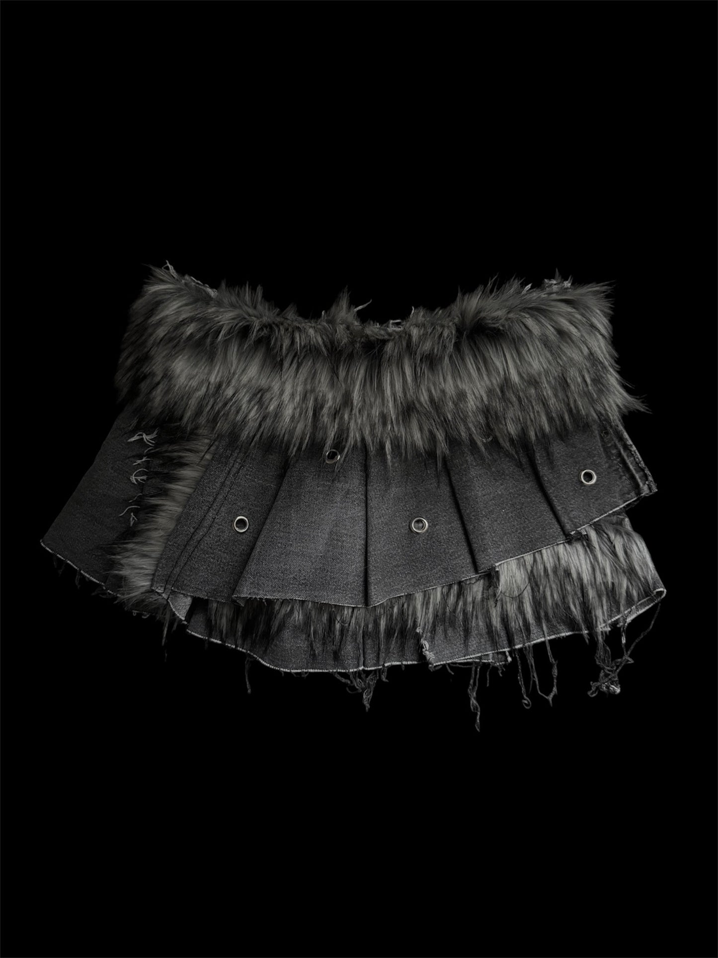 fur skirt