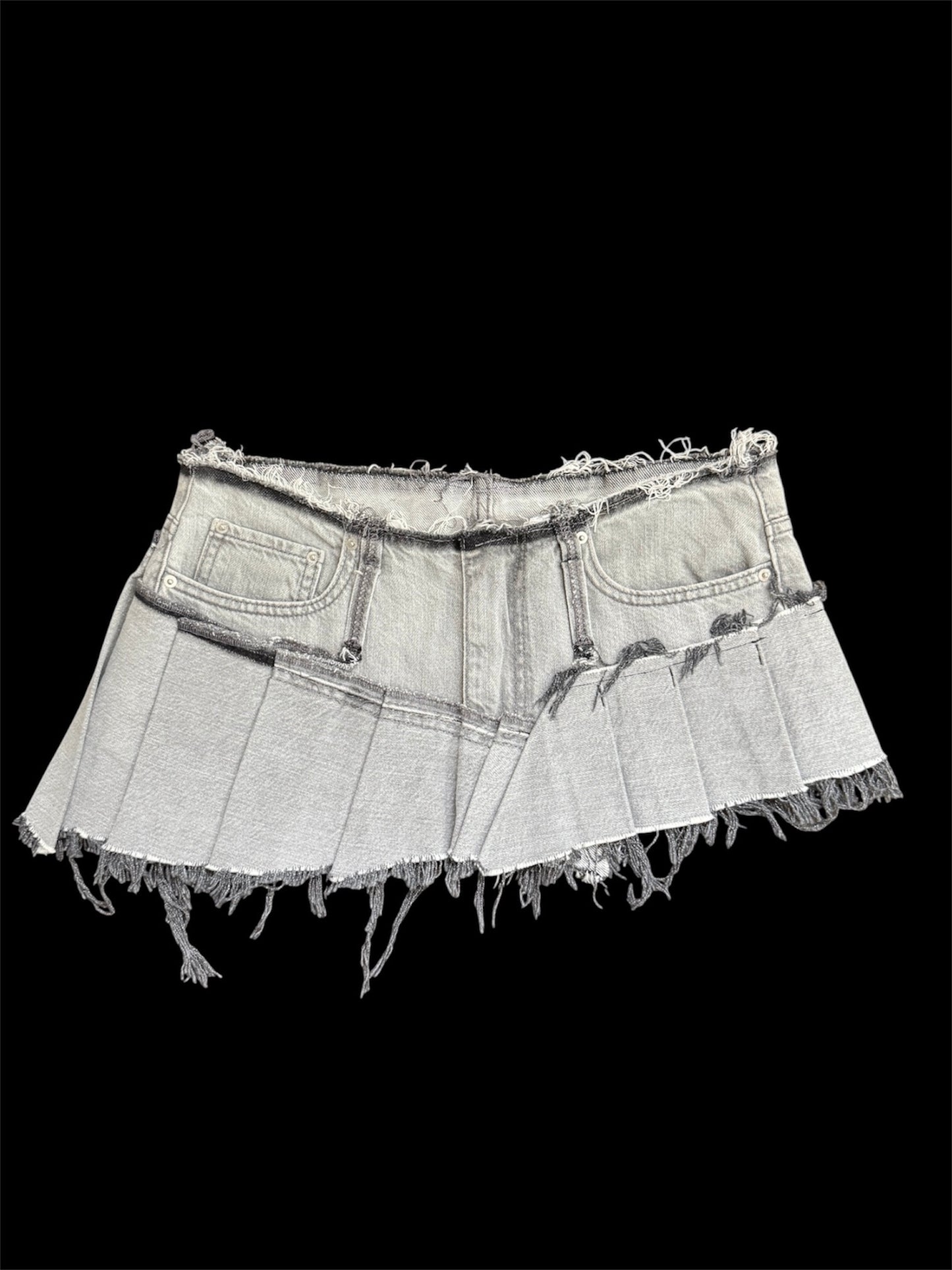 gray skirt
