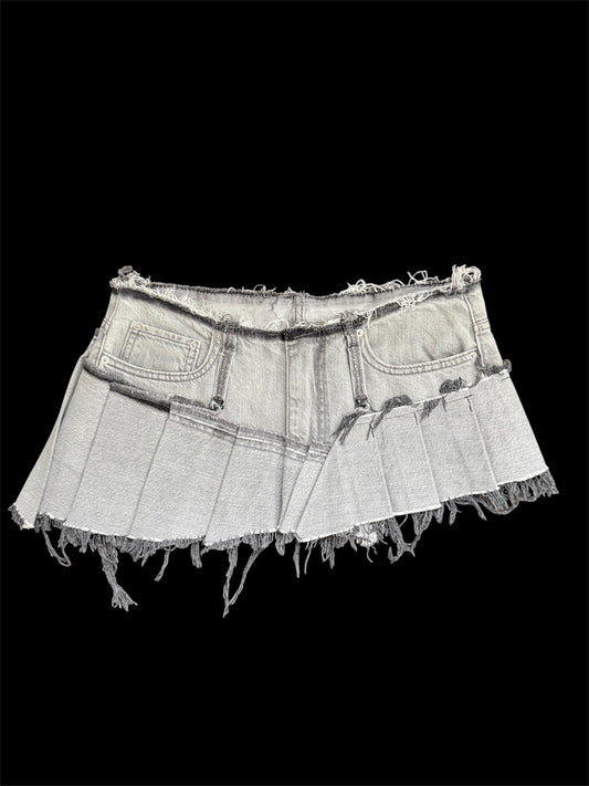 gray skirt