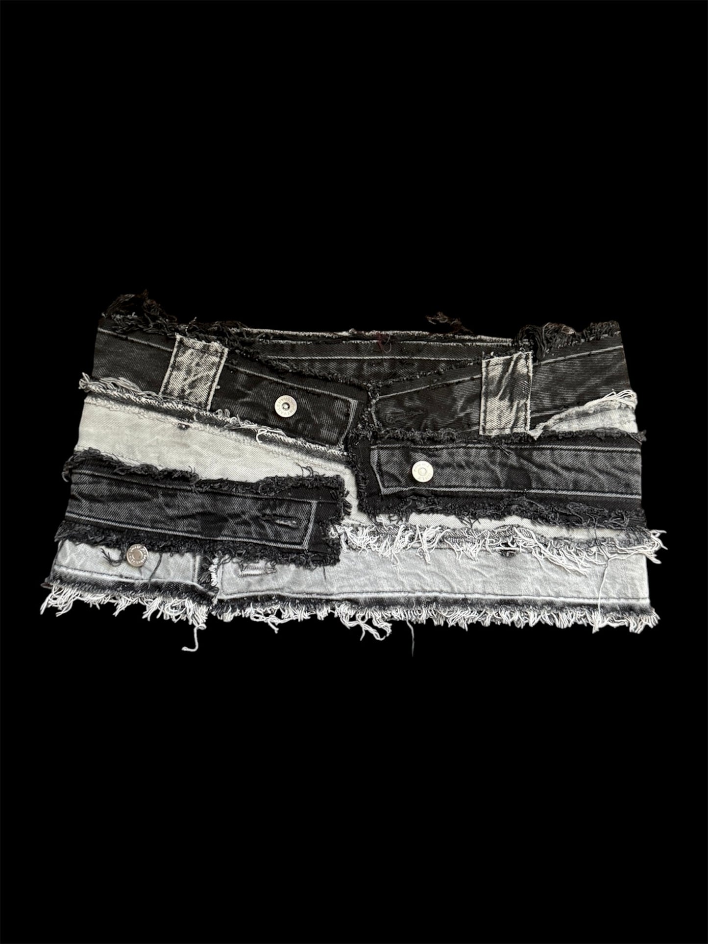 denim belt skirt