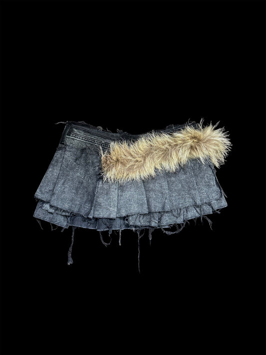 fur skirt
