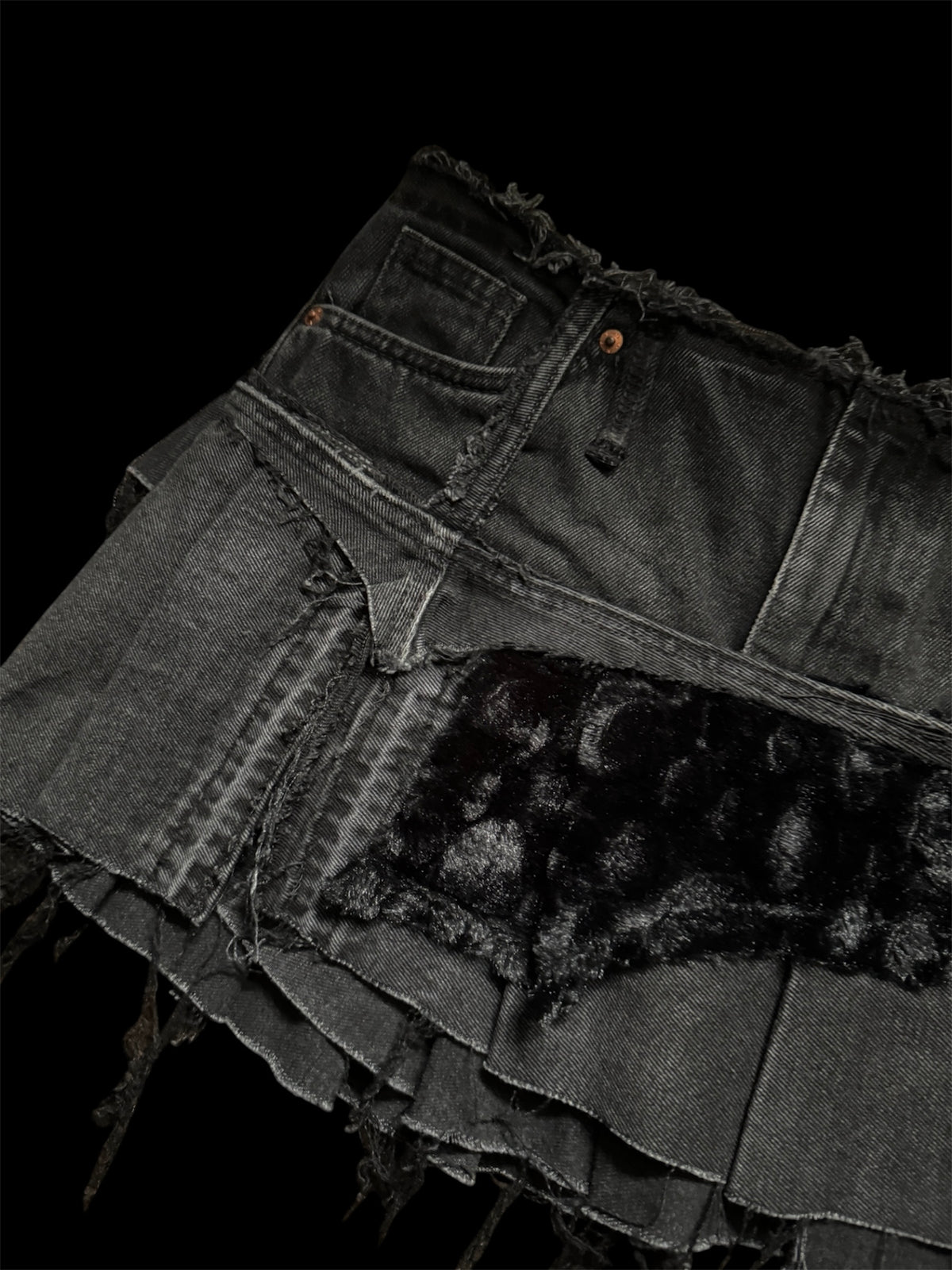 Black panther skirt