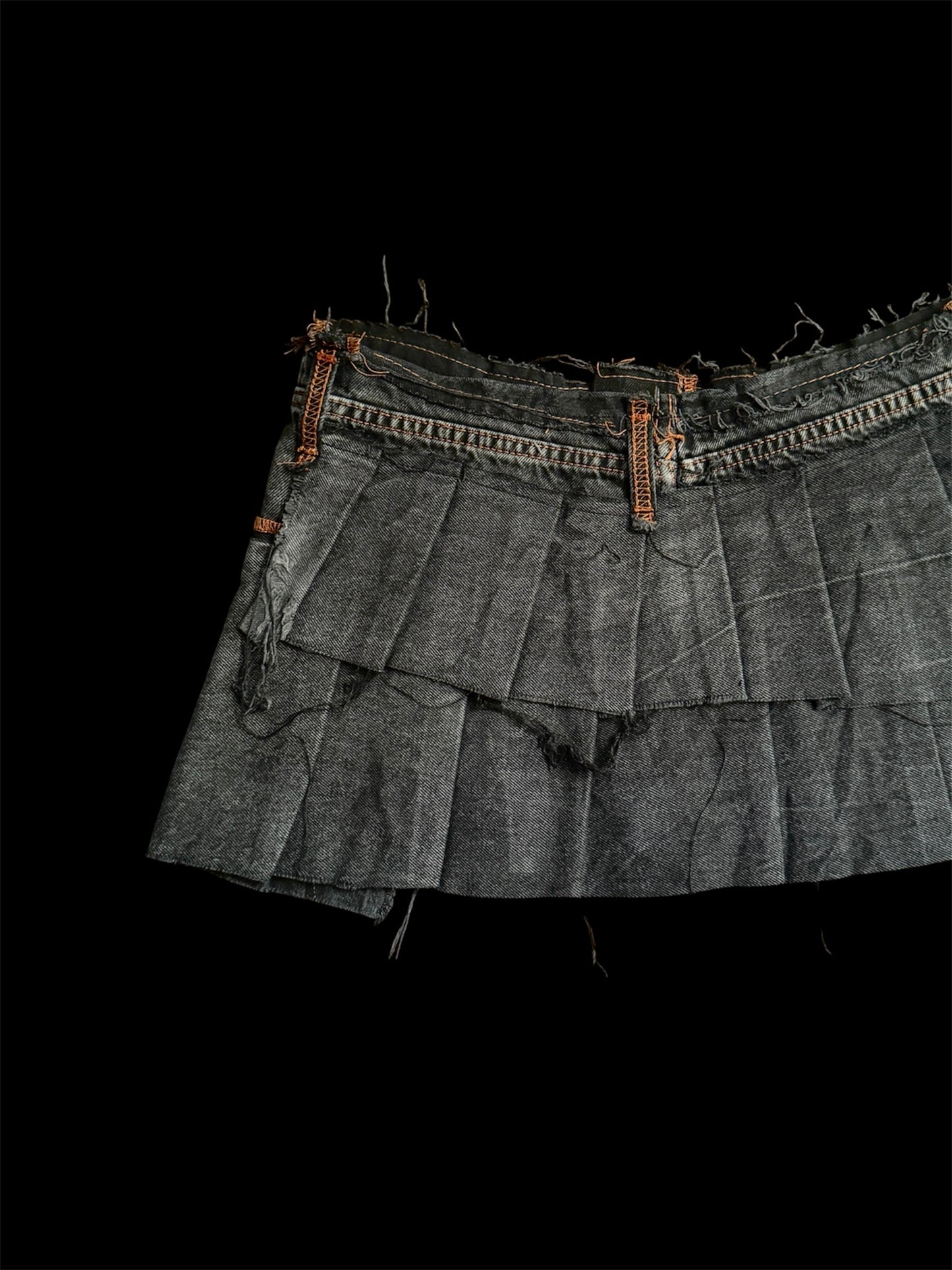 gray skirt