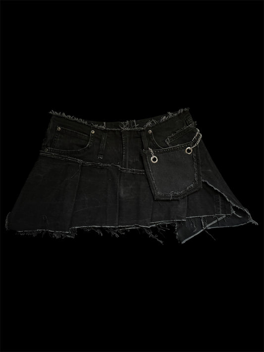 black skirt