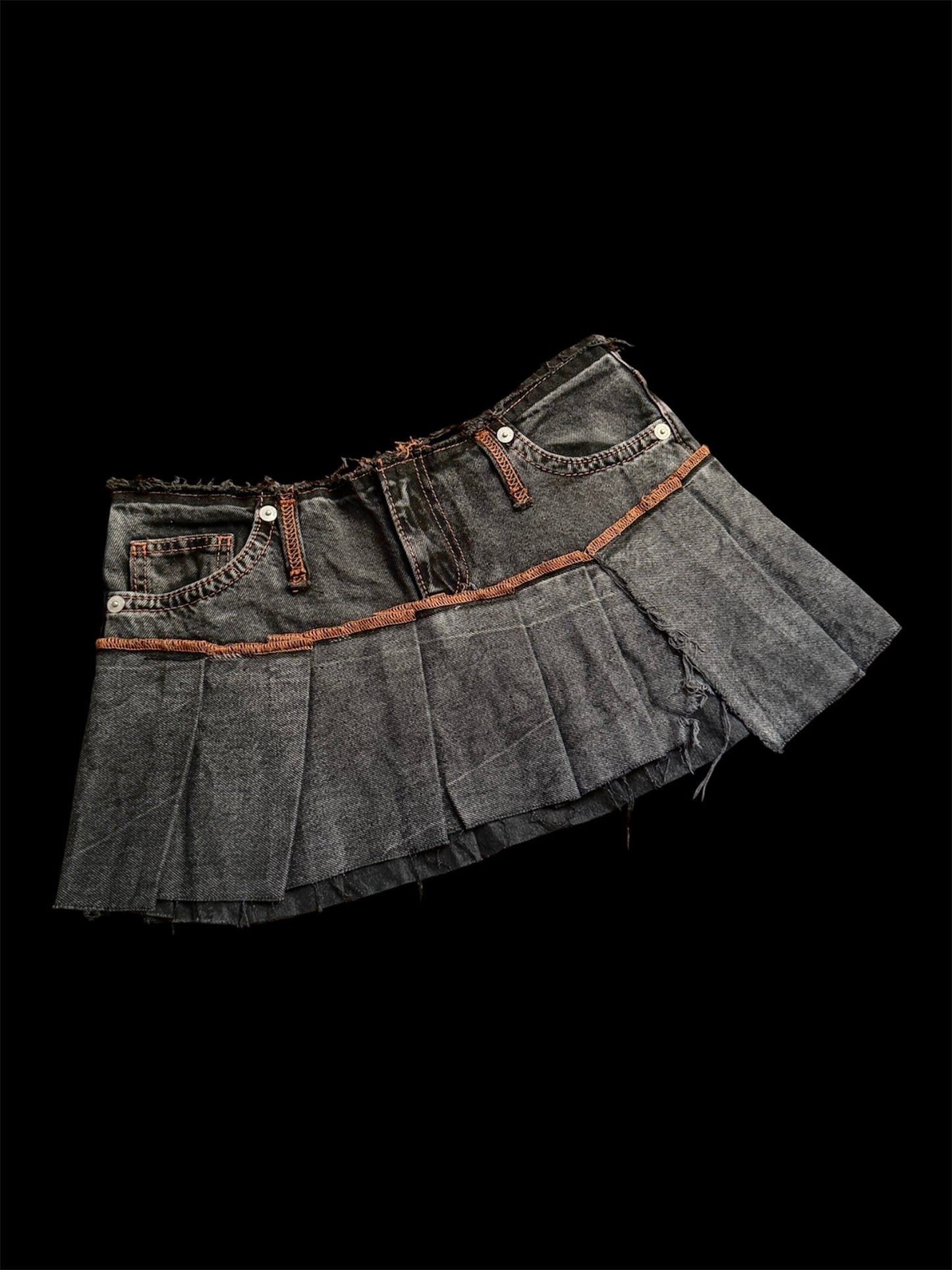 gray skirt