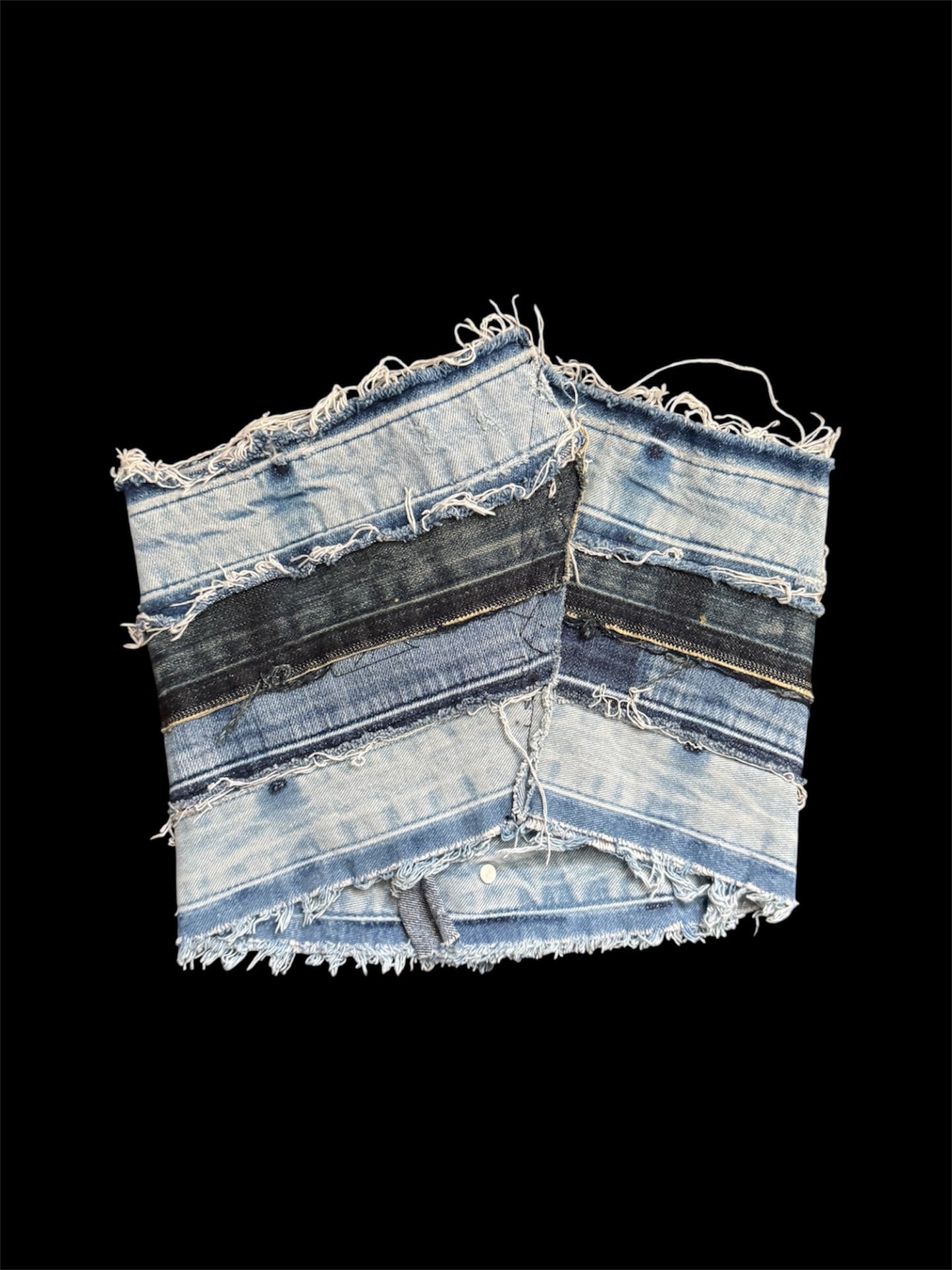 denim belt top