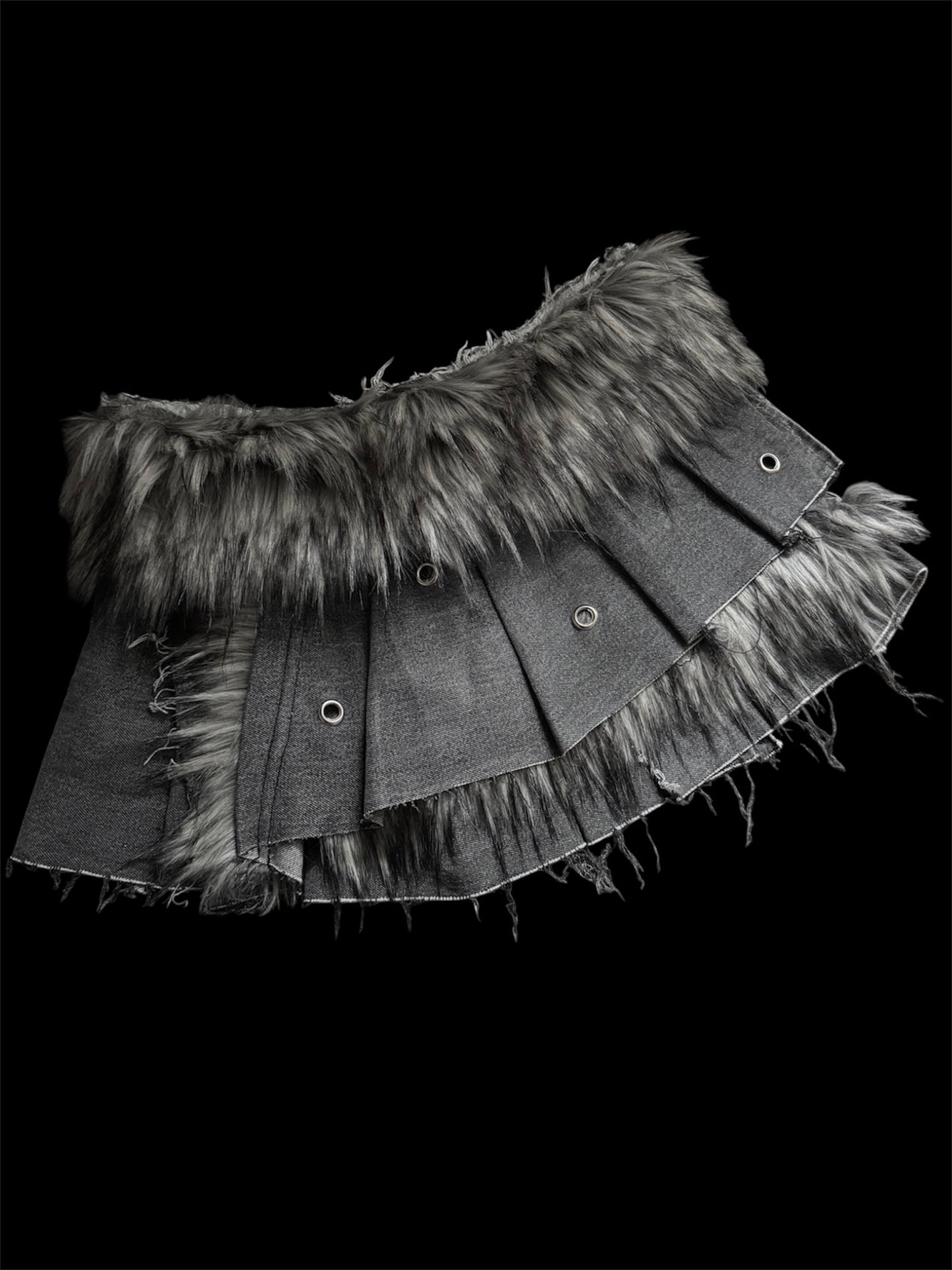 fur skirt