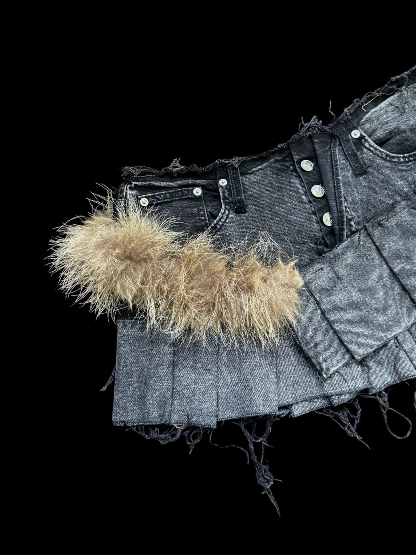fur skirt