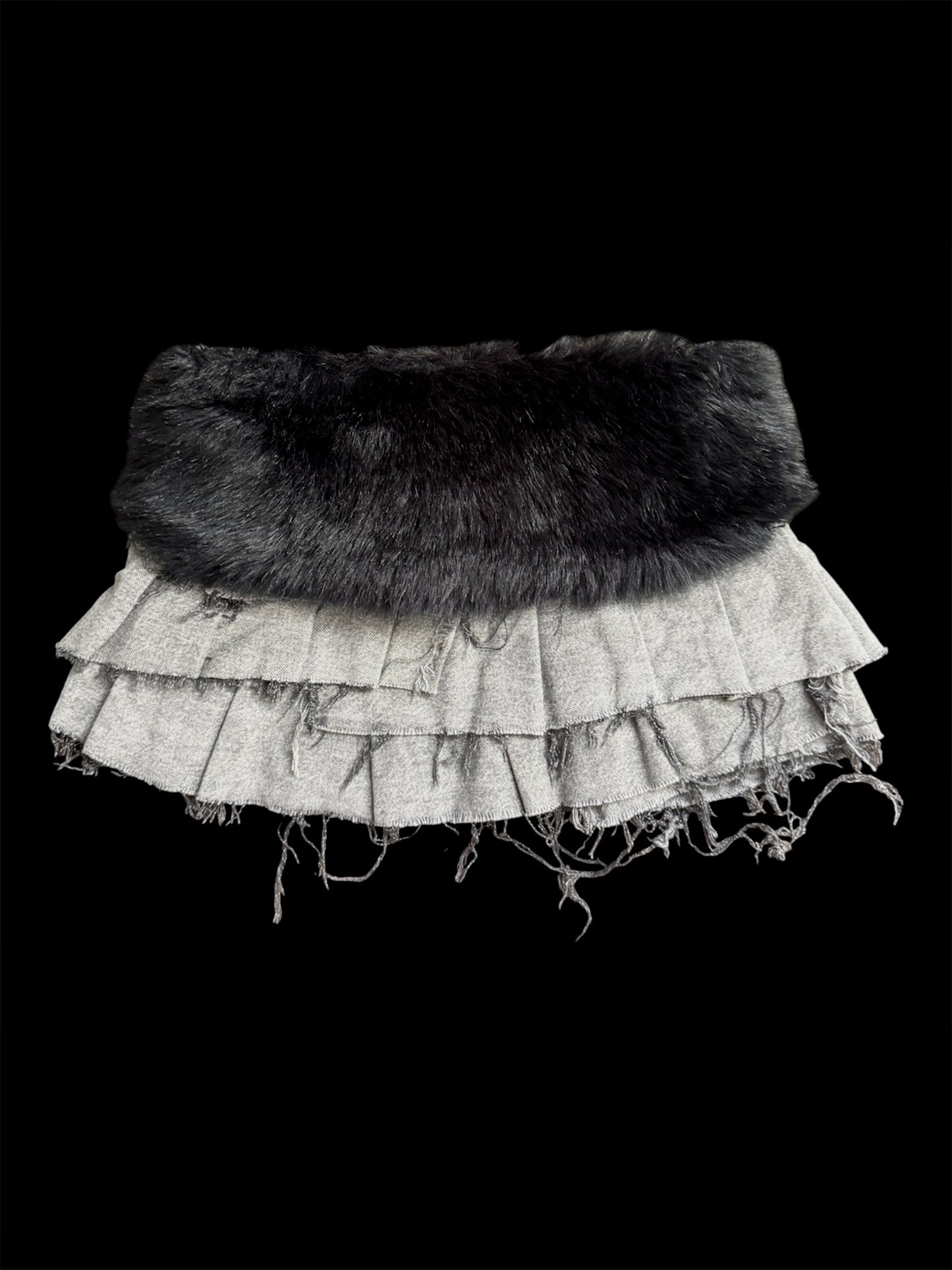 fur skirt