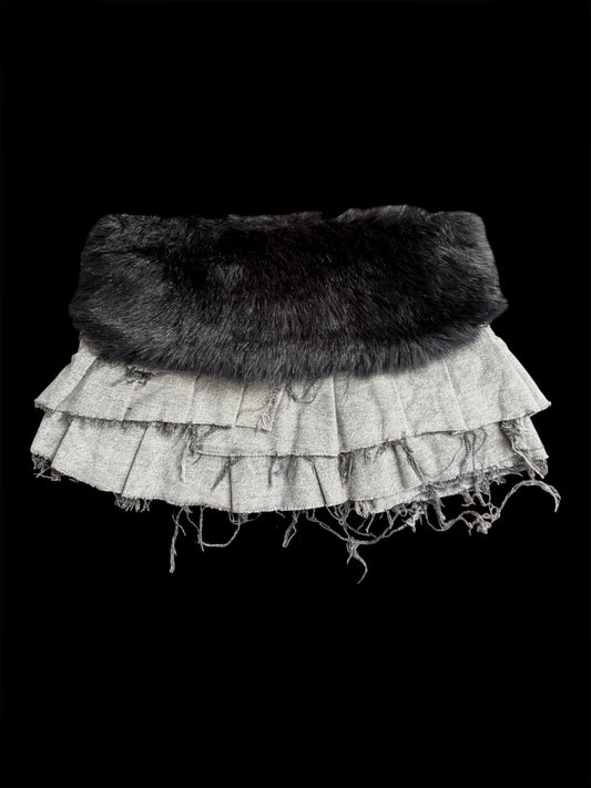 fur skirt