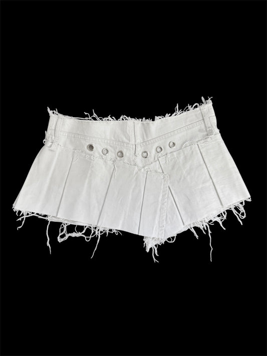 white skirt