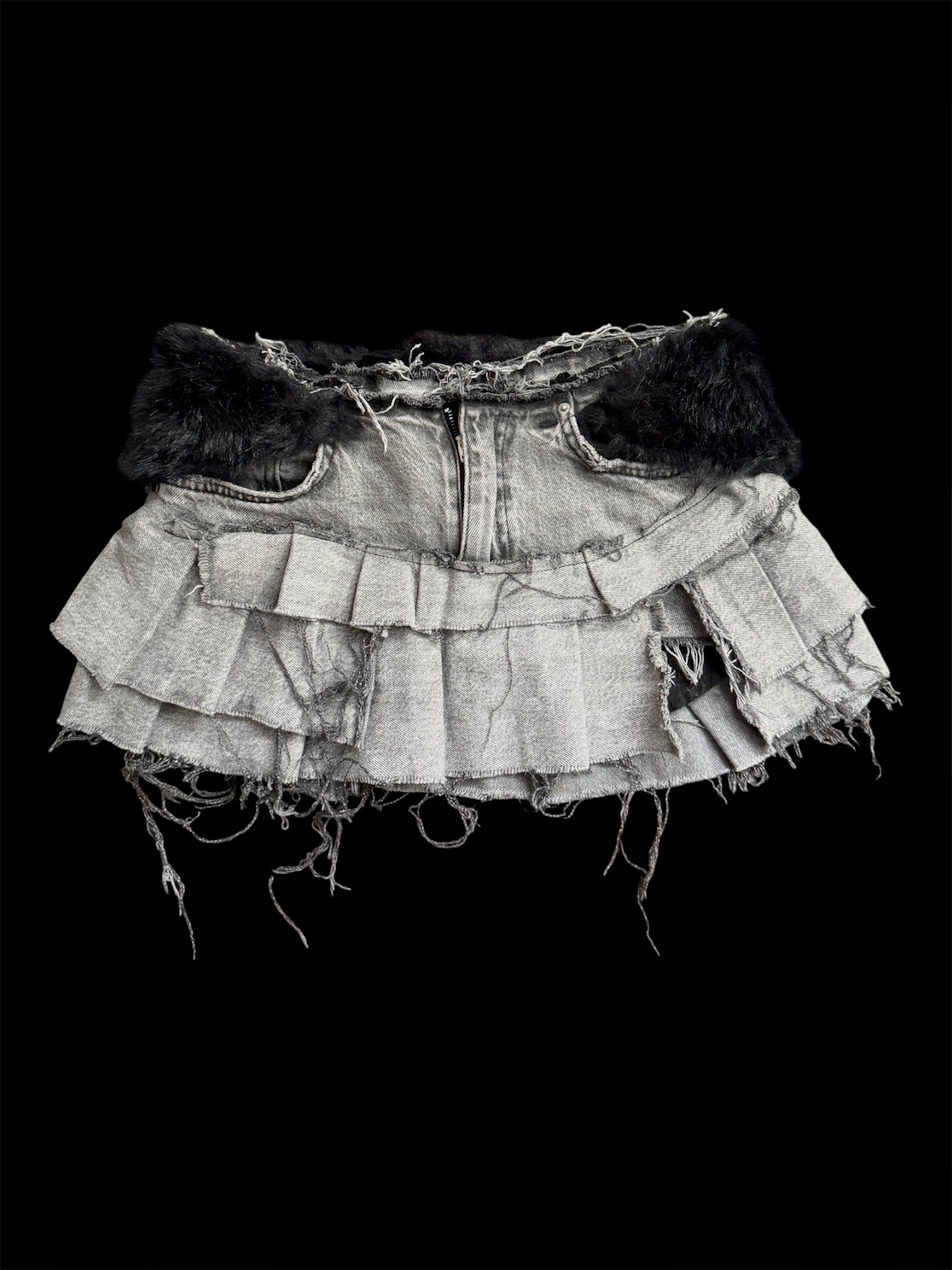 fur skirt