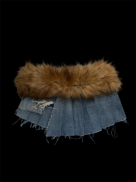 fur skirt