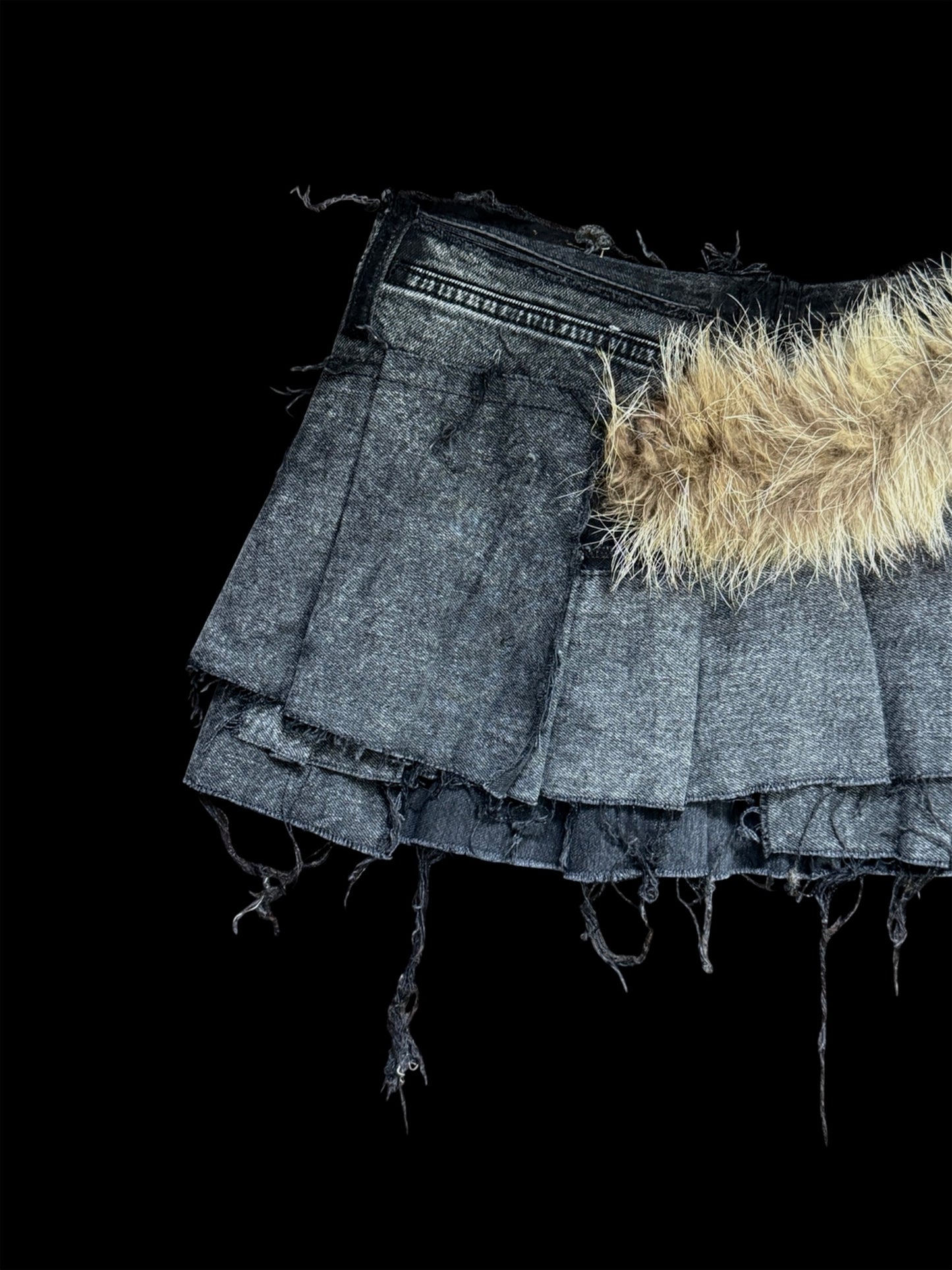 fur skirt