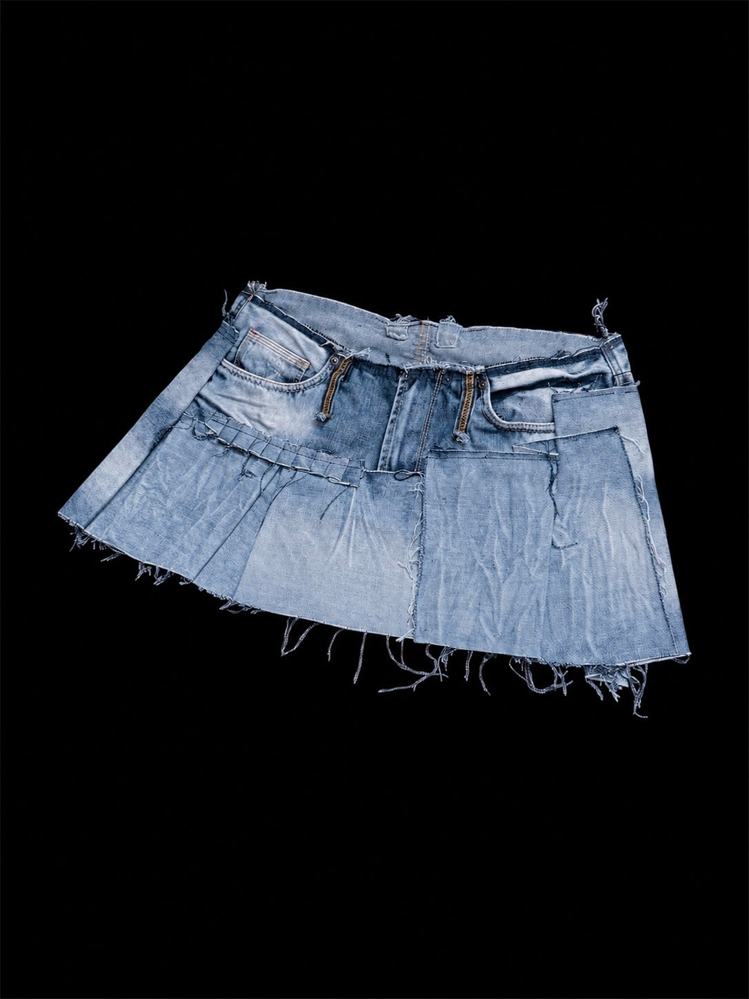 blue skirt