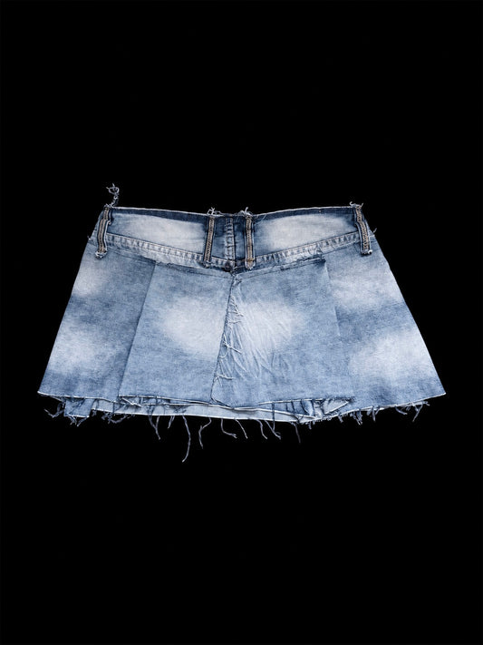 blue skirt